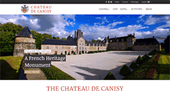 Desktop Screenshot of chateaudecanisy.com
